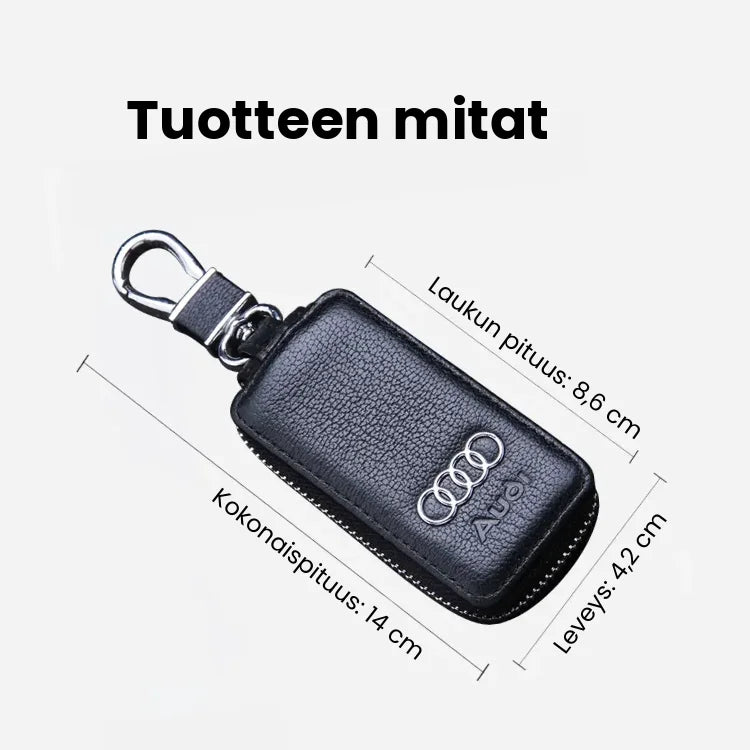 Aito Nahkainen Auton Avainteline