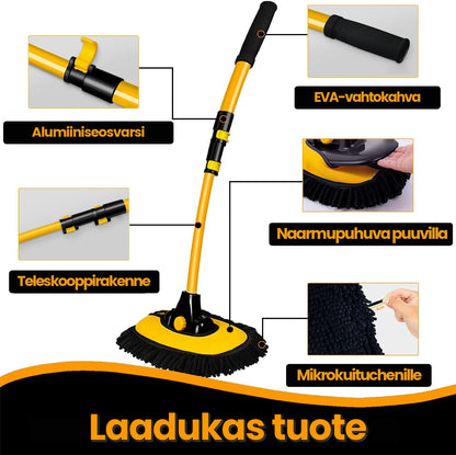 Pidennettävä Autopesumoppi